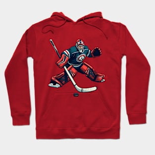 Ice Hockey Goalie Save Hoodie